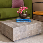 Block Shagreen Coffee Table