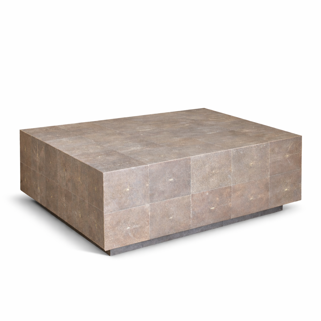 Block Shagreen Coffee Table