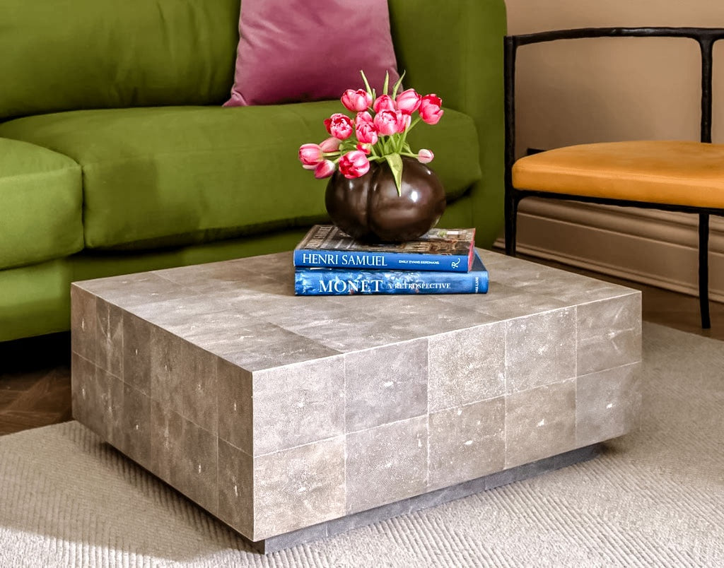 Block Shagreen Coffee Table by Noto Atelier