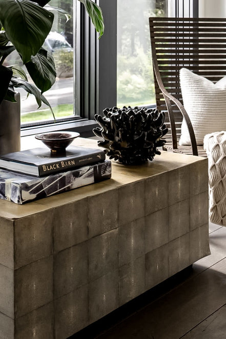 Block Shagreen Coffee Table, Noto Atelier, view 5
