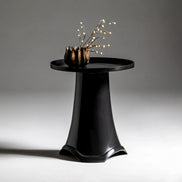 Ming Side Table by Noto Atelier, dark bronze