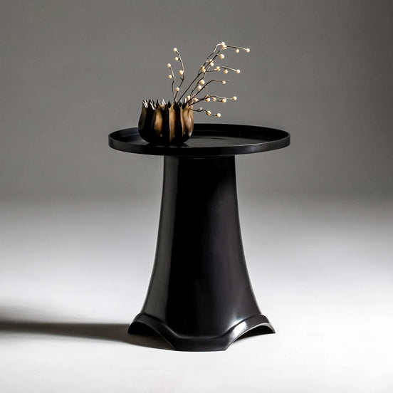 Ming Side Table by Noto Atelier, dark bronze